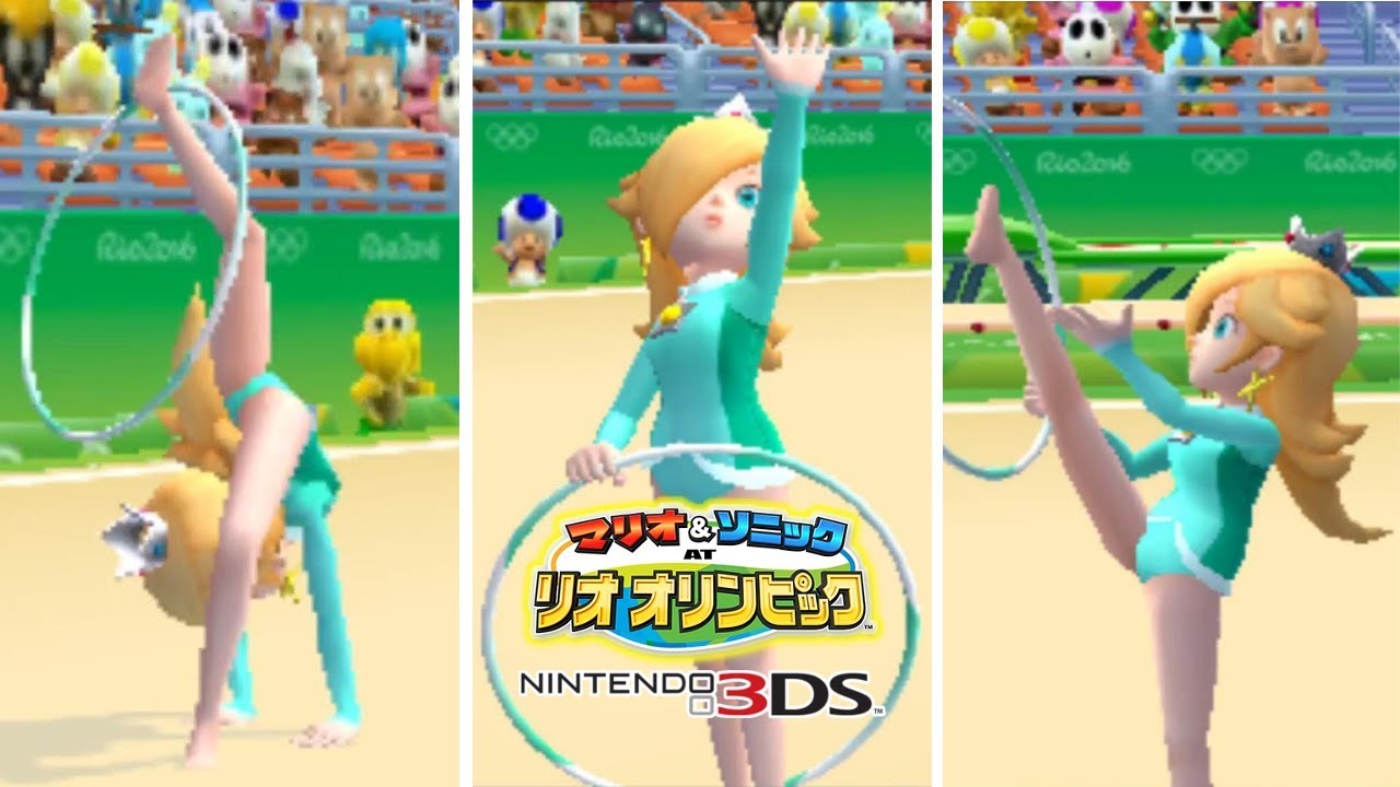 マリオ＆ソニック at リオオリンピック【3ds】ロゼッタ新体操フープ全曲まとめ ニンテンドースリーディーエス