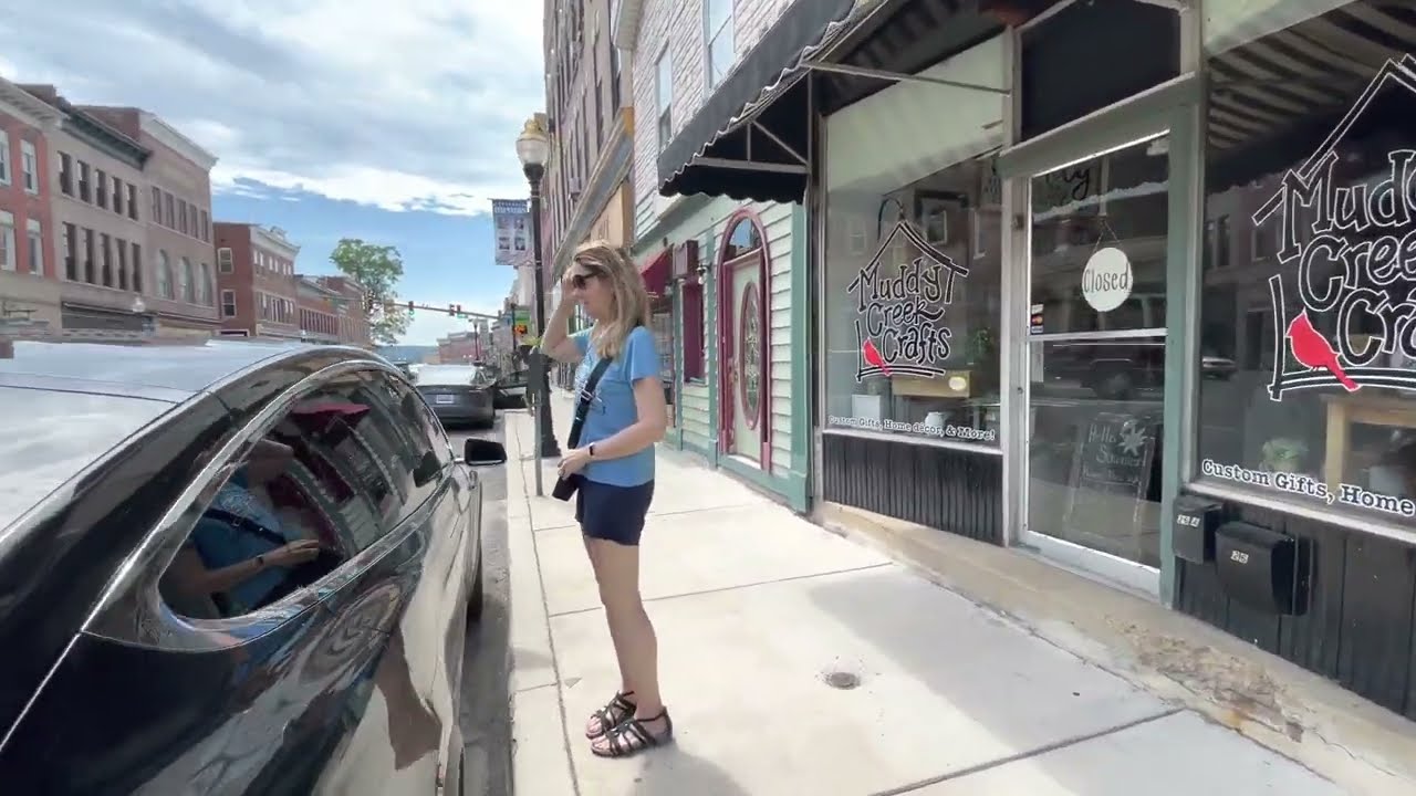 Frostburg, Maryland DownTown WALKING TOUR in 4K