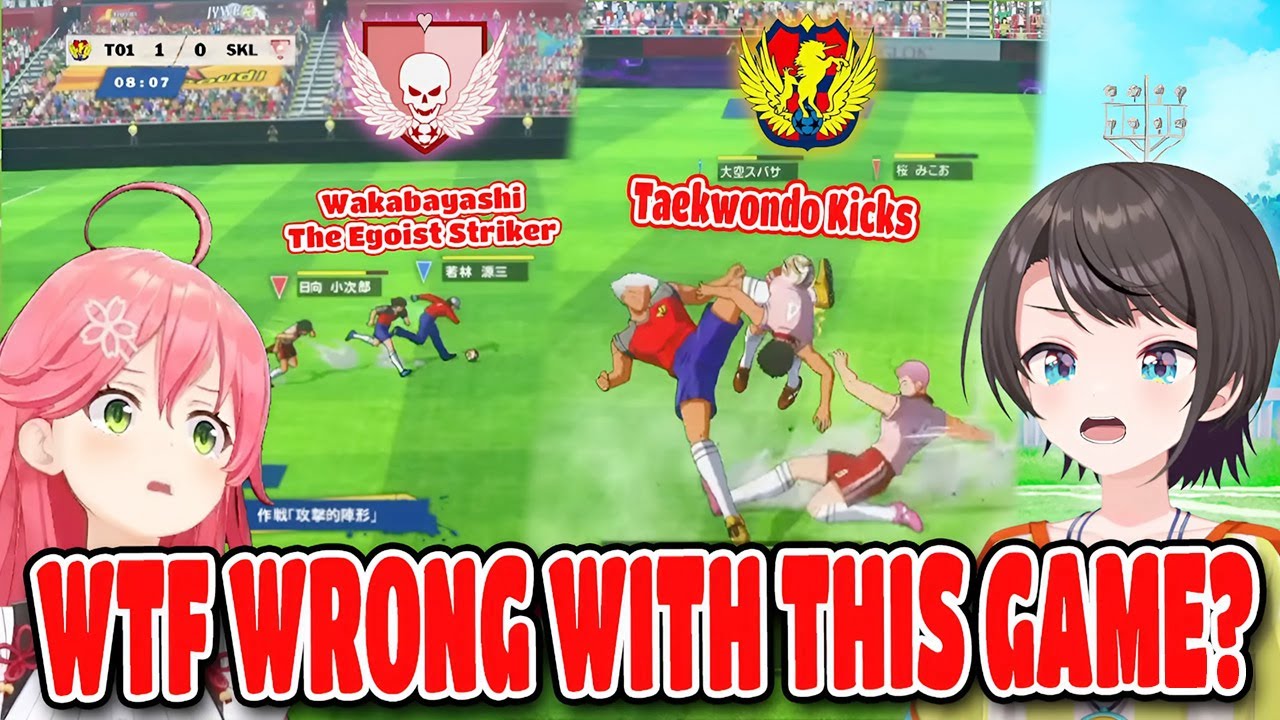 Epic Battle Subaru Vs Miko National Team In Tsubasa Rise Of New Champion Hololive【ENG SUB】