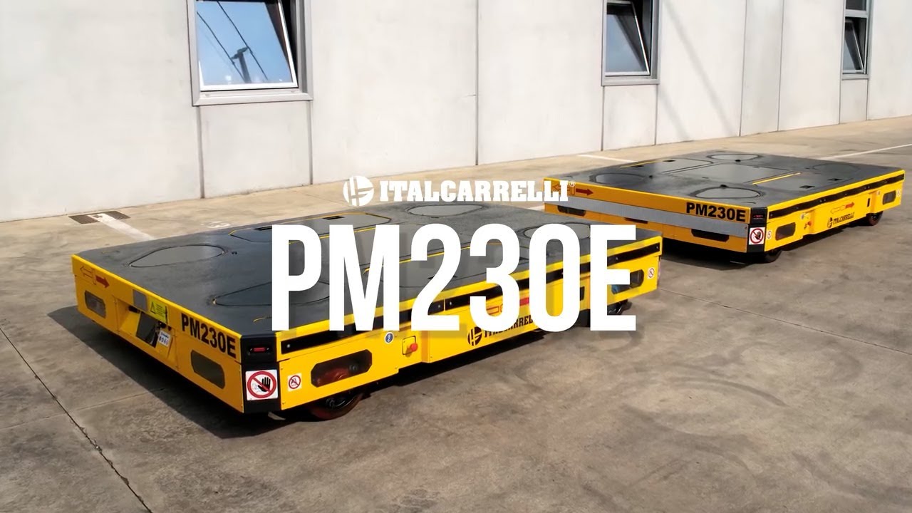 Italcarrelli P230E: self-propelled modular transporter with tandem guidance