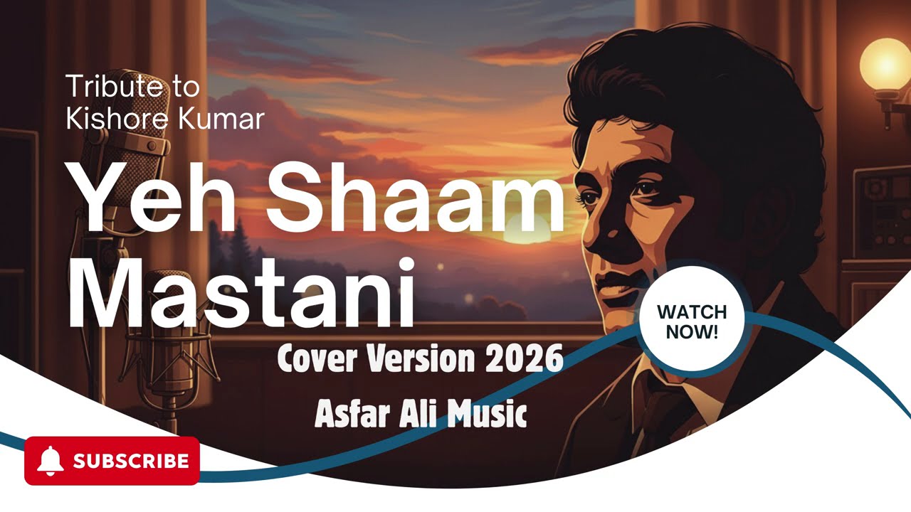 Yeh Shaam Mastani (Tribute to Kishore Kumar) &ndash; Cover Version 2026 | Asfar Ali Music