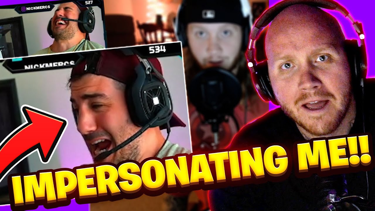 I CAUGHT NICKMERCS ROASTING MY OLD VLOG!!