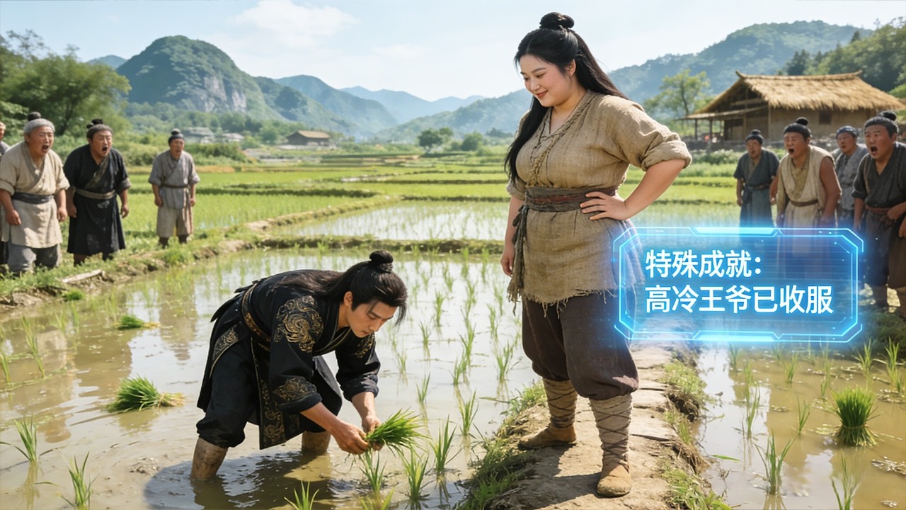 離婚後穿越成古代三百斤胖妞，意外綁定種田系統！ 只要收留百姓就能領取獎勵，一路逆襲壯大山寨，竟把權勢滔天的高冷王爺綁來當壓寨夫君！！ #短劇 #逆襲 #反轉 #系統