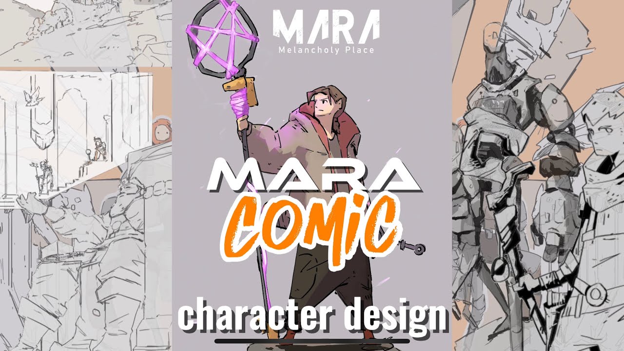 MARA comic project-character design