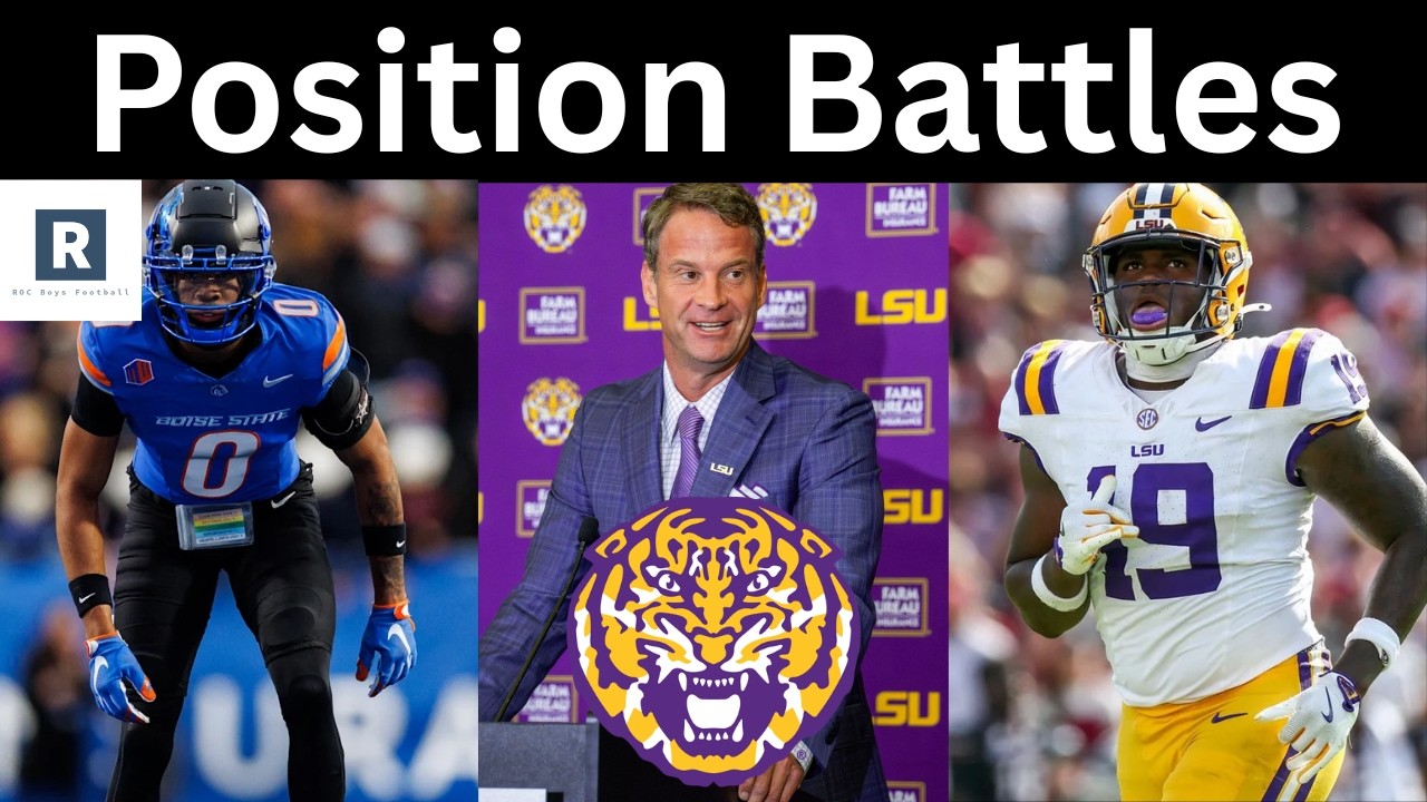 LSU Football Spring Practice Position Battles | Guaranteed Starters?