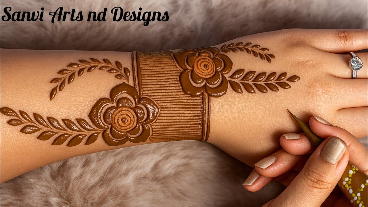 Unique Dubai Mehndi Design for back hand||Easy Stylish Mehndi design||Mehndi ka design||Mehndi 