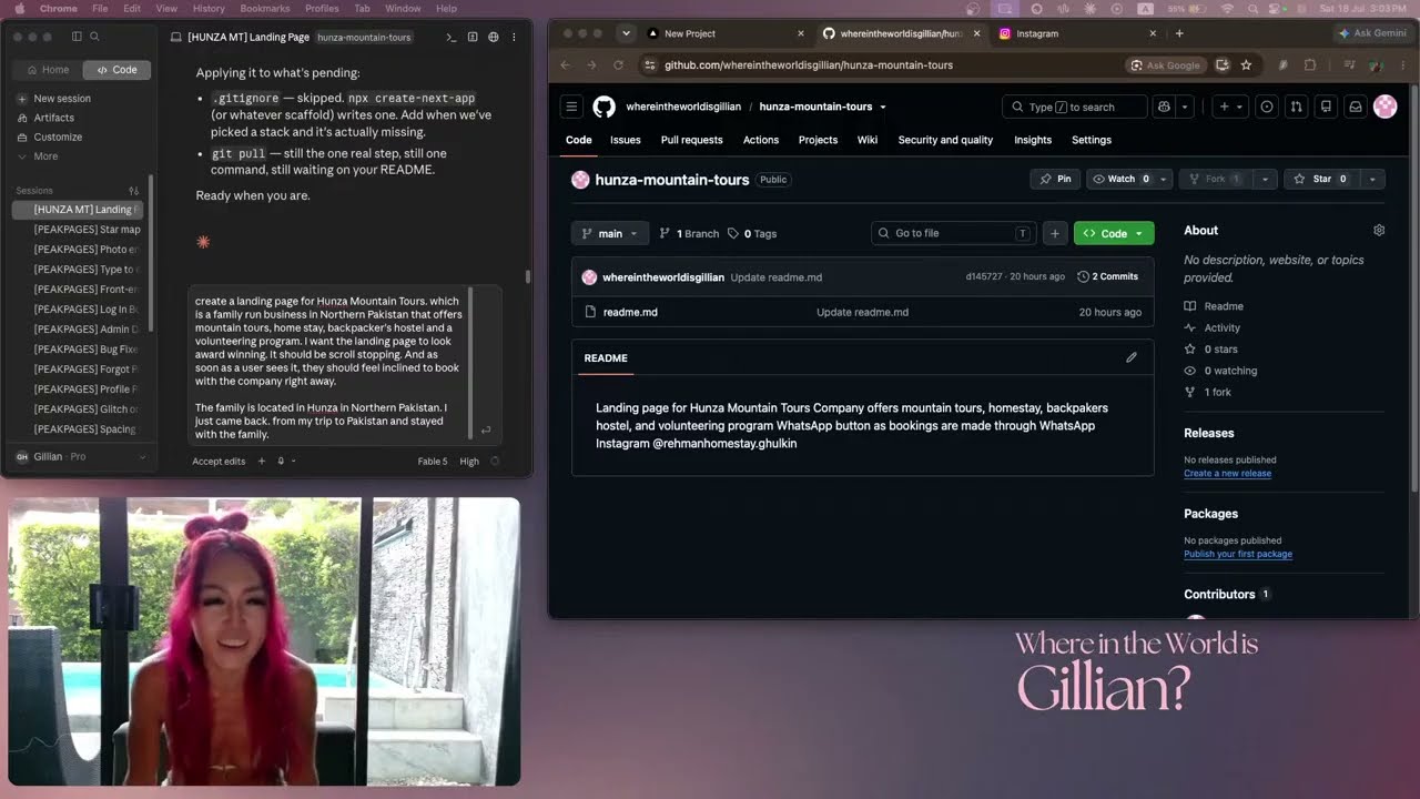 Day 38: Vibe Coding with Claude Fable 5 | Building a Pakistan Travel Website | Hunza Mountain Tours