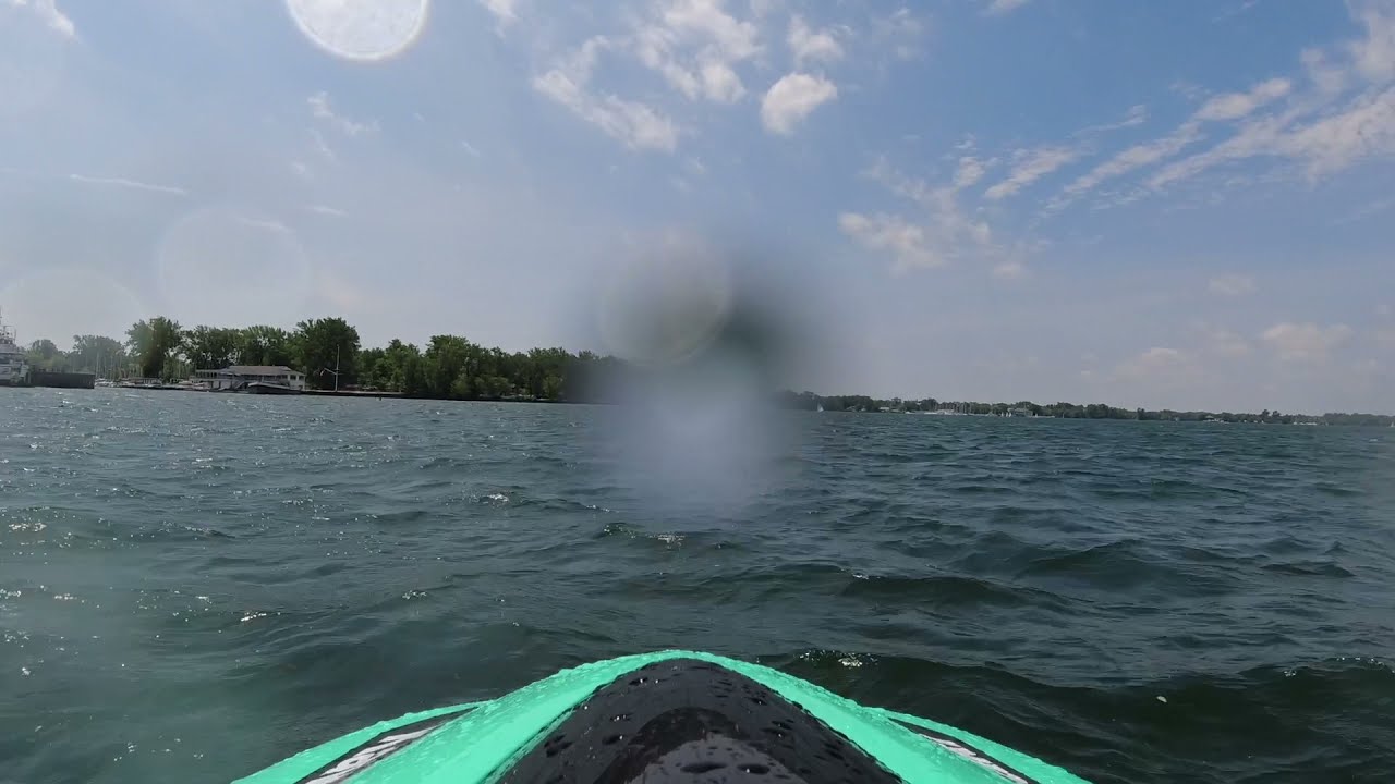 Ride through Toronto Harbour on my Kawasaki Jetski