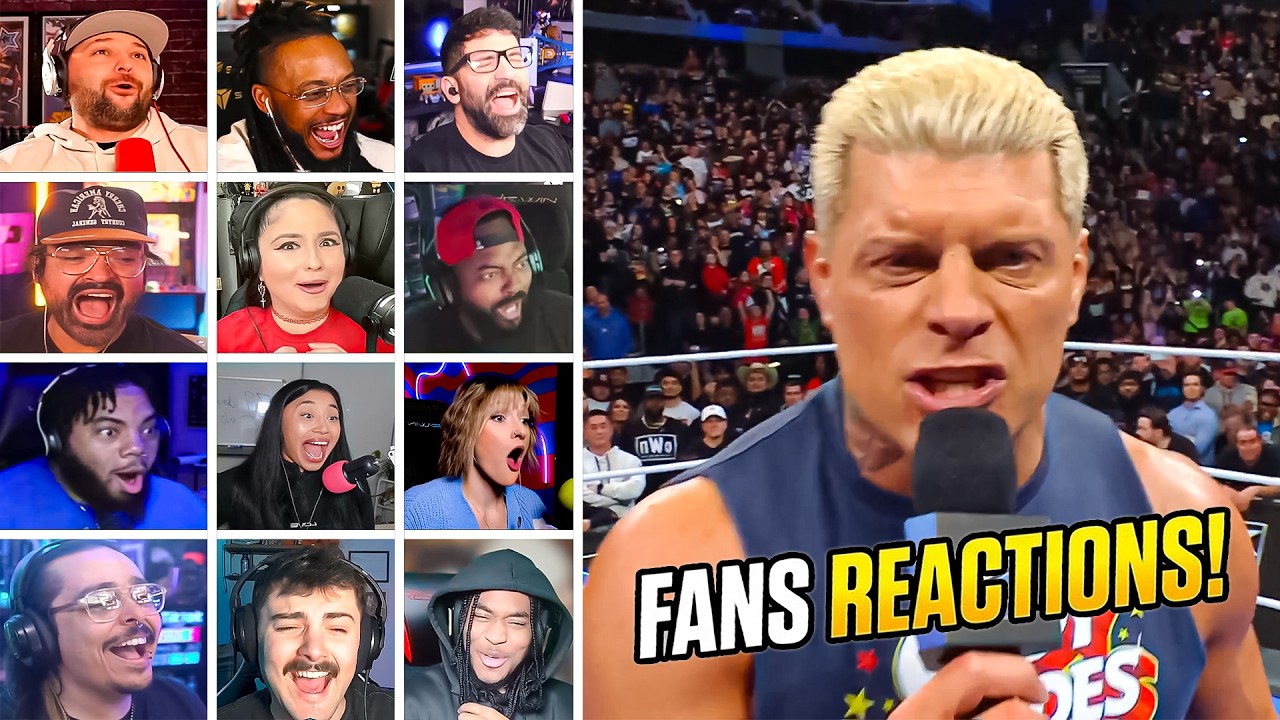 WWE Fans Funny Reactions! Cody Rhodes On 
