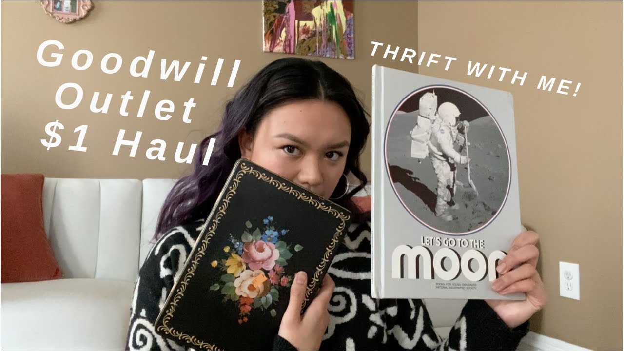 THRIFT WITH ME: Goodwill Outlet with Friends + $1 Haul