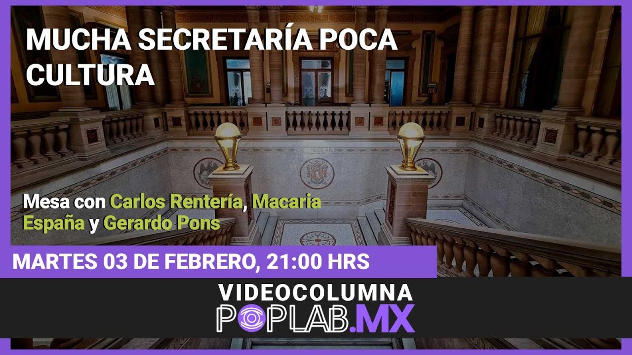 VC 030226. Mucha Secretaría poca Cultura.