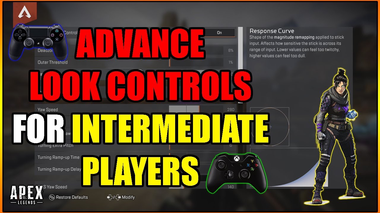 ADVANCE LOOK CONTROLS FOR INTERMEDIATE PLAYERS (ALC Explained and recommended settings) Apex Legends