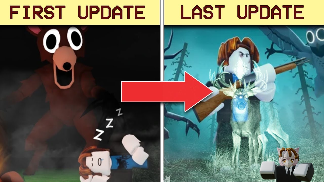 EVERY MAJOR UPDATE in 99 nights in the Forest! (Timeline)