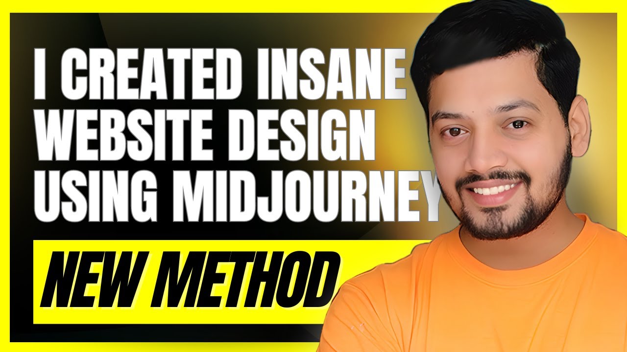 how to create website design using Ai midjourney art generator