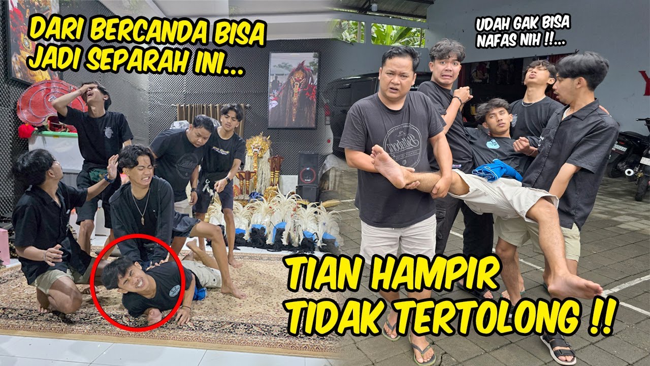 BERCANDA TAPI NYAWA TARUHANNYA !! Semoga saja Tian masih bisa tertolong