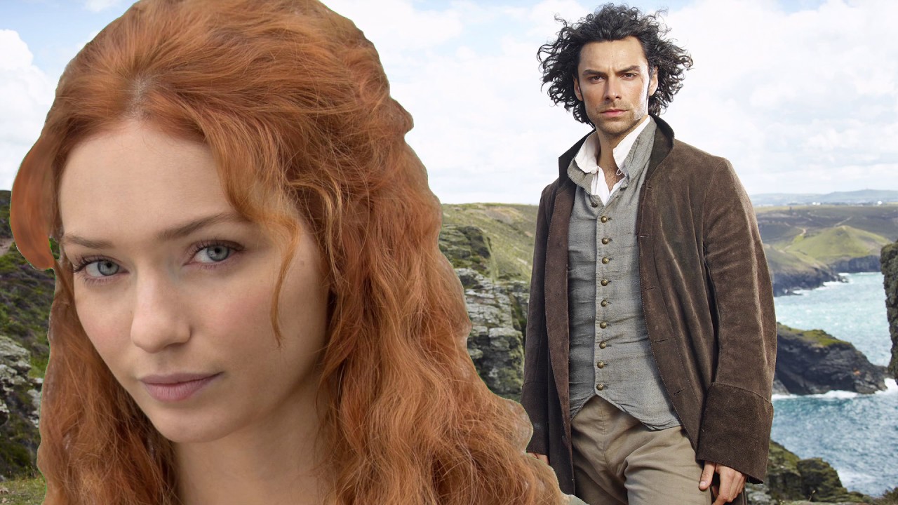 POLDARK TAKES A WALK WITH DEMELZA -AND MORE.
