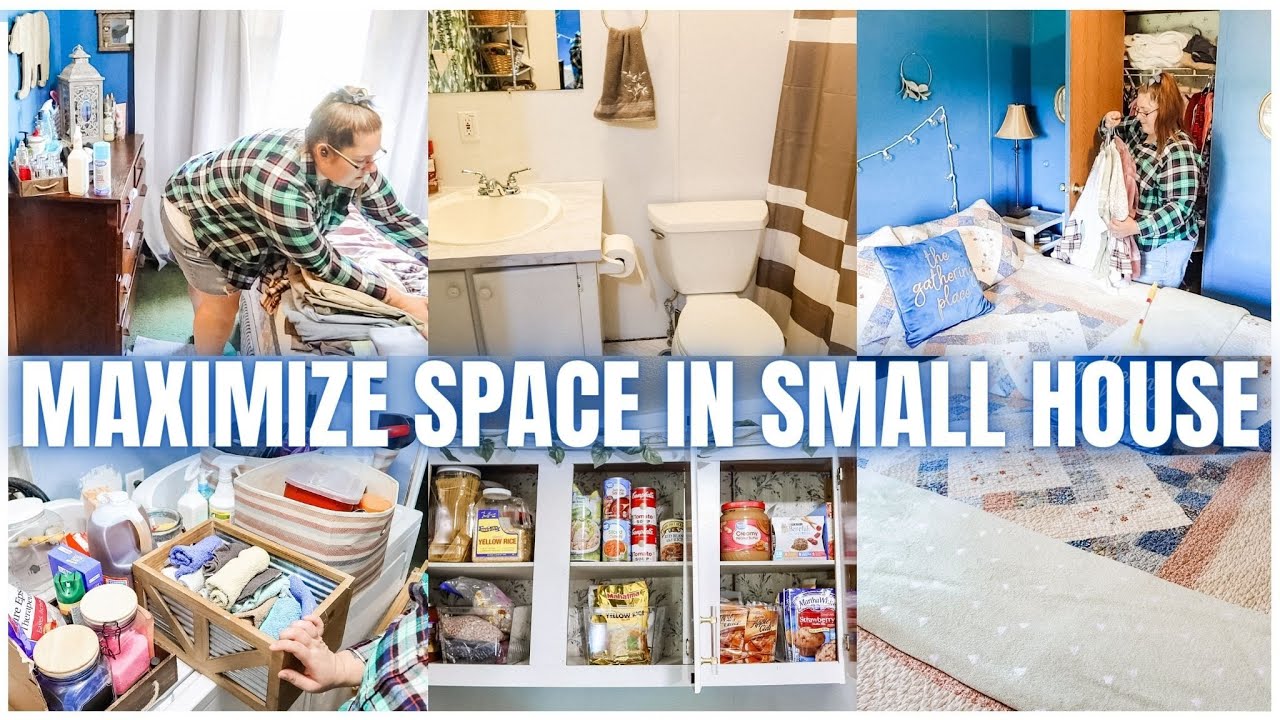 MOBILE HOME ORGANIZATION AND CLEAN WITH ME HOW TO MAXIMIZE SPACE IN A SMALL HOUSE
