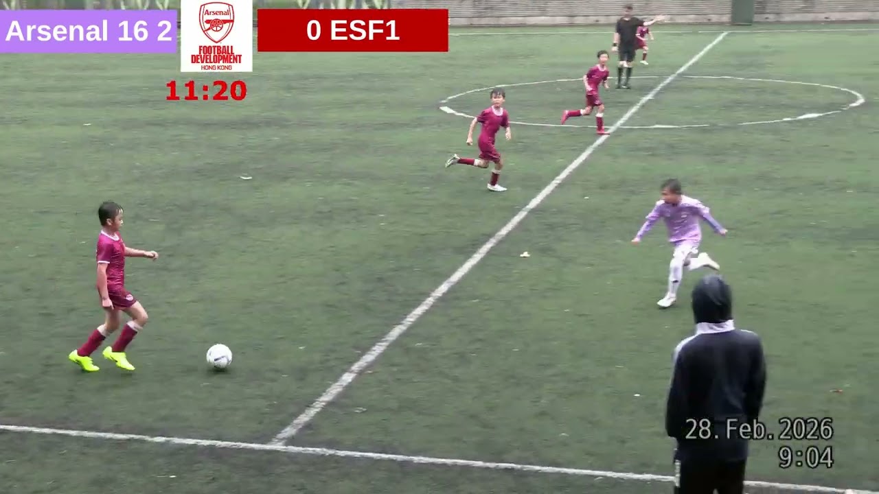 2026-2-28 HKJFL Prem U10 Arsenal vs ESF 1