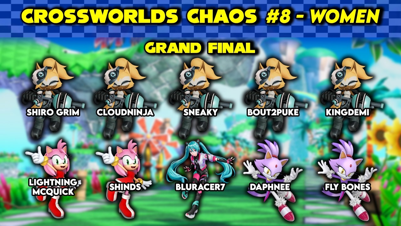 Sonic Racing CrossWorlds - CrossWorlds Chaos #8 - Women | Grand Final