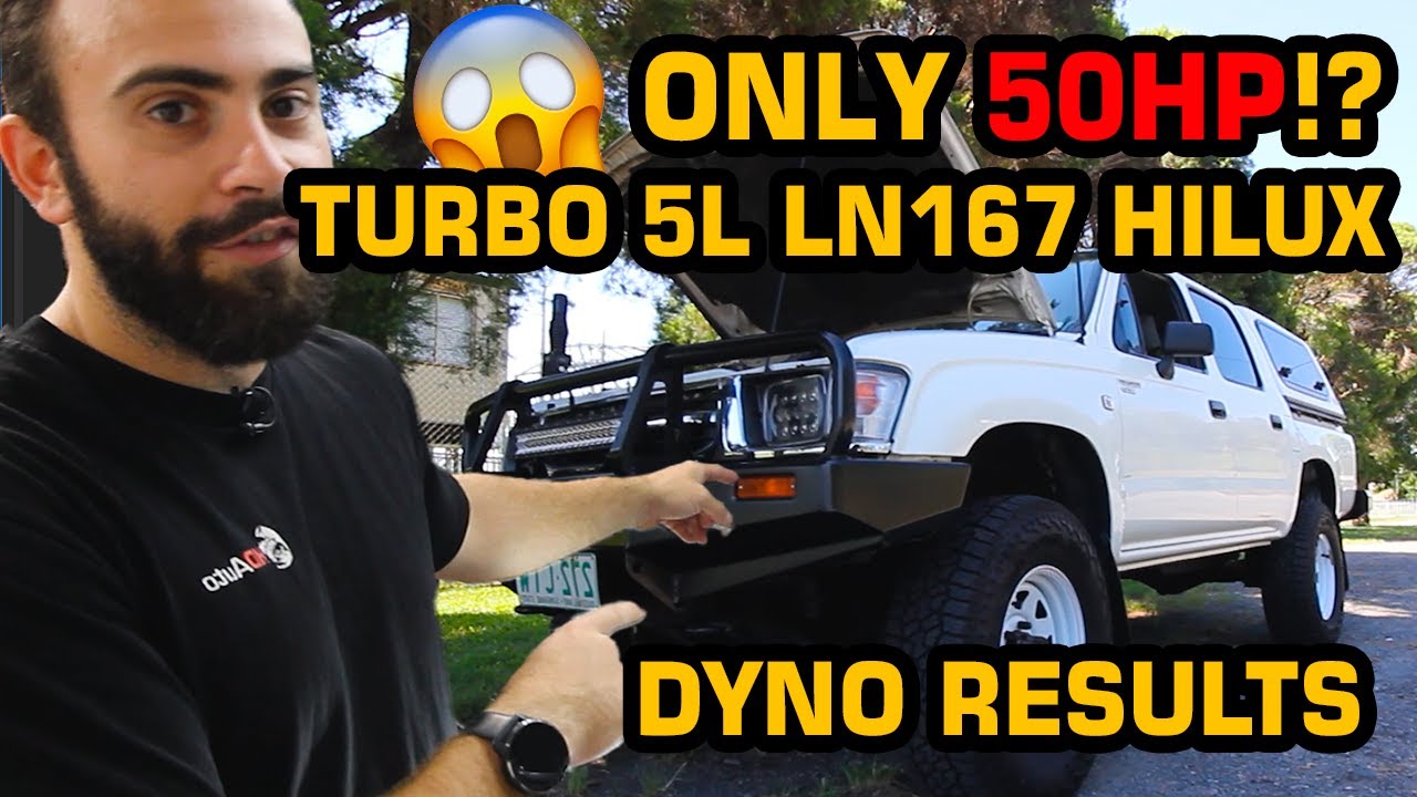 Toyota Hilux LN167 Transformation | HD Auto 5L Turbo Kit on the Dyno
