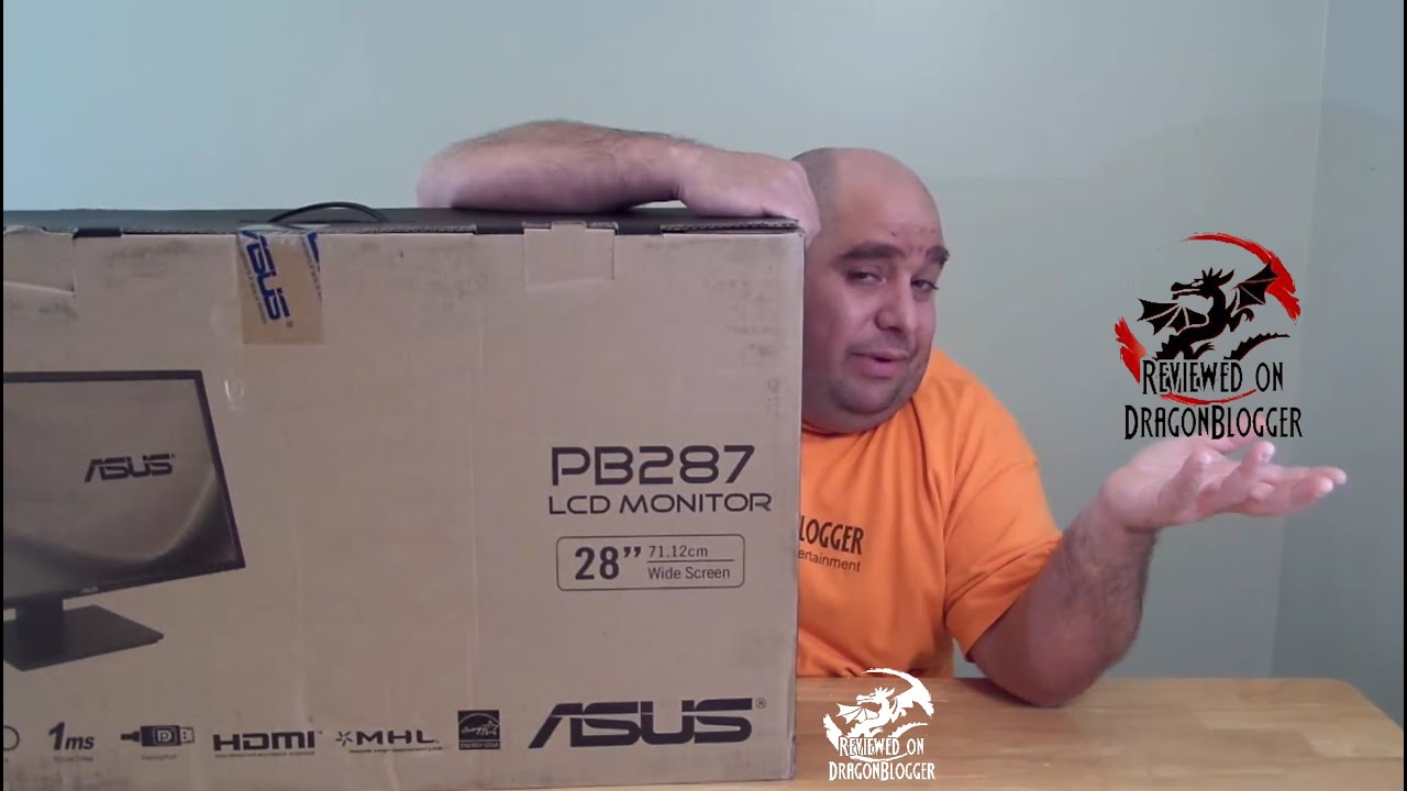 Unboxing of the ASUS PB287Q 4k UHD LED Monitor