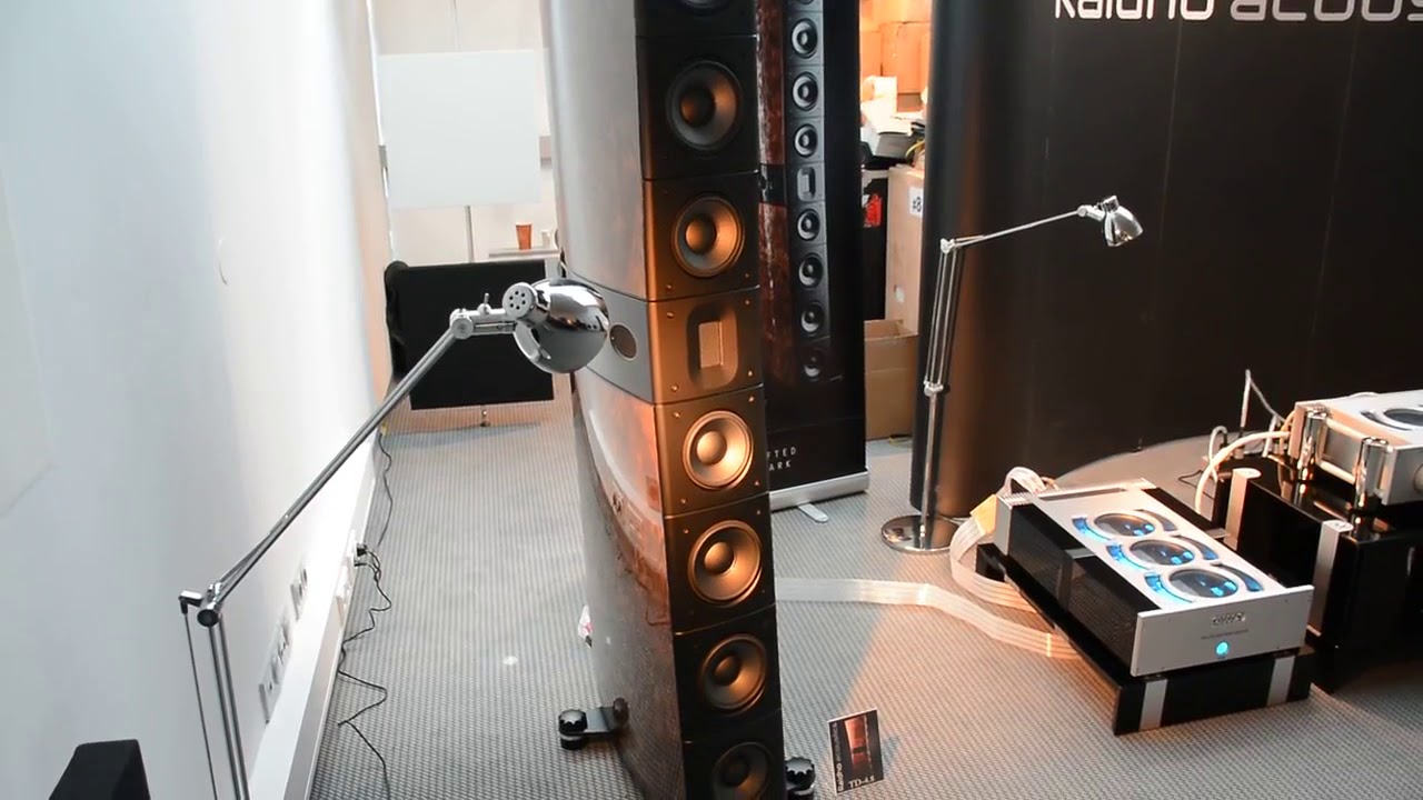 Raidho Acoustics speakers   Munich 2018