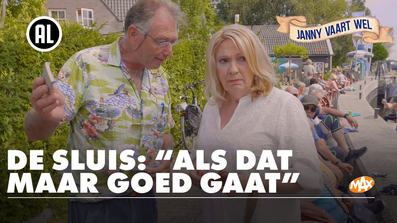 Janny in de sluis: 