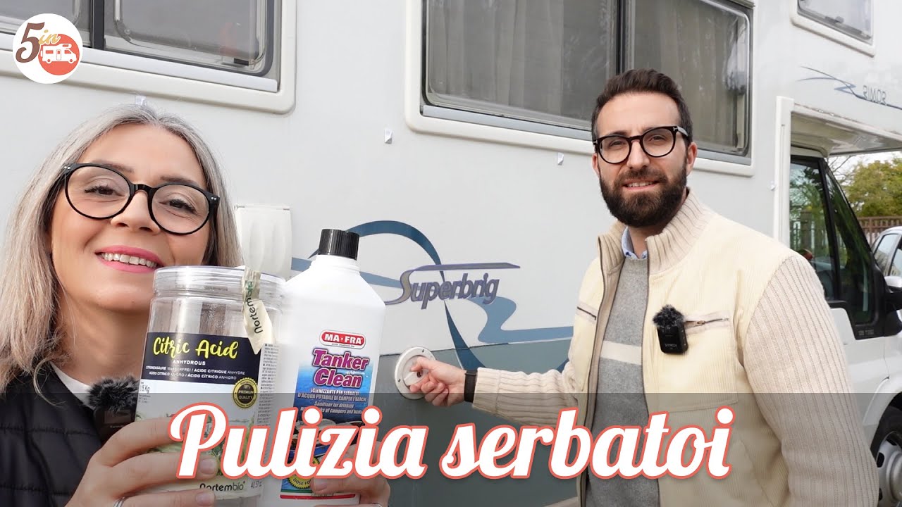 COME PULIAMO e IGIENIZZIAMO i SERBATOI e IMPIANTO IDRICO 💧 (Episodio 70)