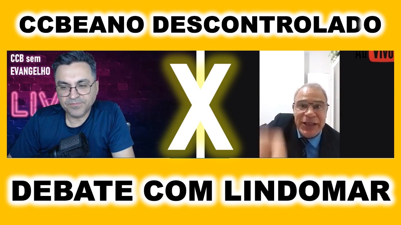 CCBeano de terno e gravata visivelmente Alterado entra na live