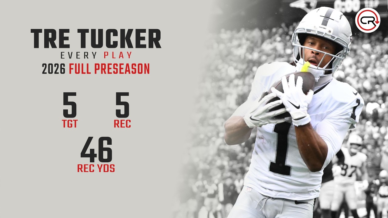 Tre Tucker Preseason Highlights | Every Target and Catch