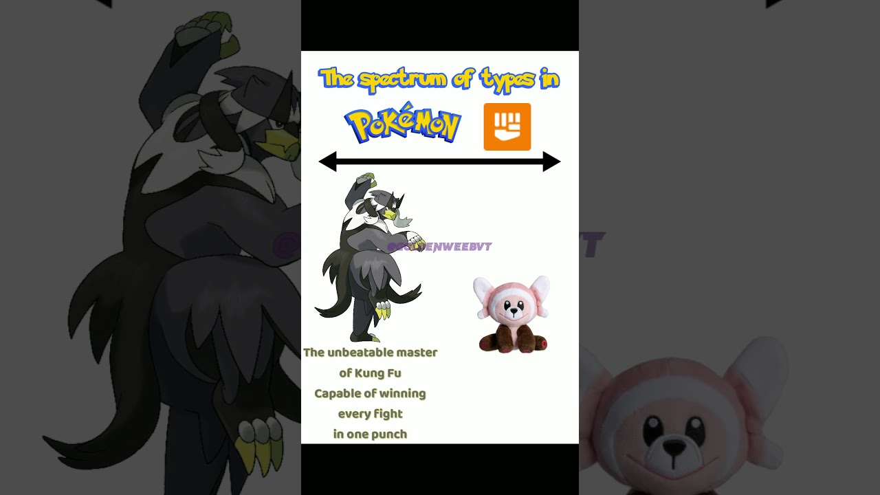 Spectrum of Pokemon Types: 1 #pokemon #pokemon30 #arceus #pokemonmemes #pokemonscarletandviolet