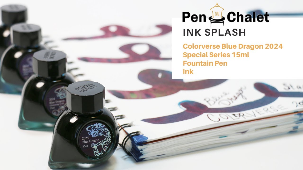 Ink Swatches: Colorverse Blue Dragon 2024 Special Series Inks