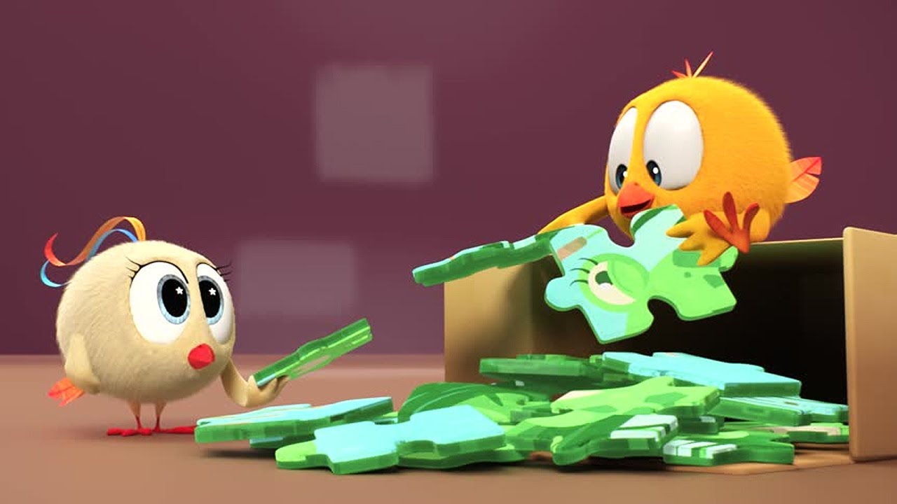 O quebra-cabeça | Onde está Chicky? | Pintinha amarelinho | Coleção desenhos animados Infantil