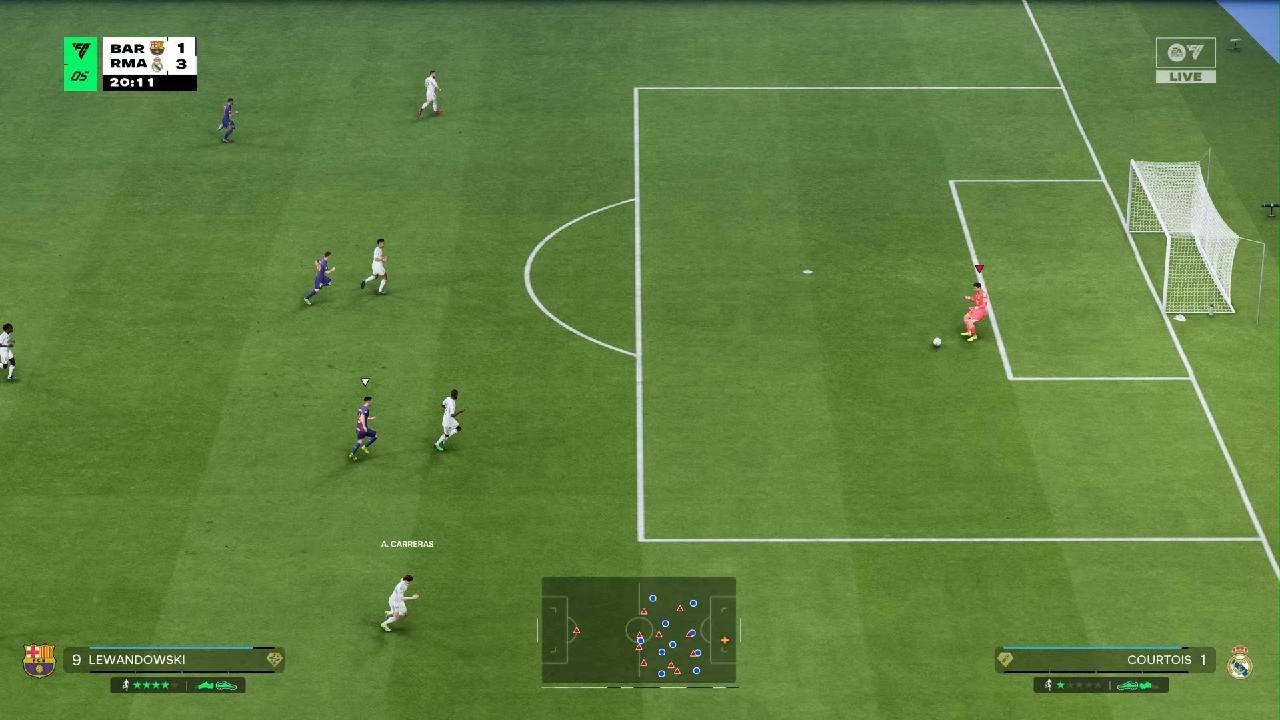 EA SPORTS FC 26 , com 2 a menos fazendo o adversário quitar! Kkkkkkk