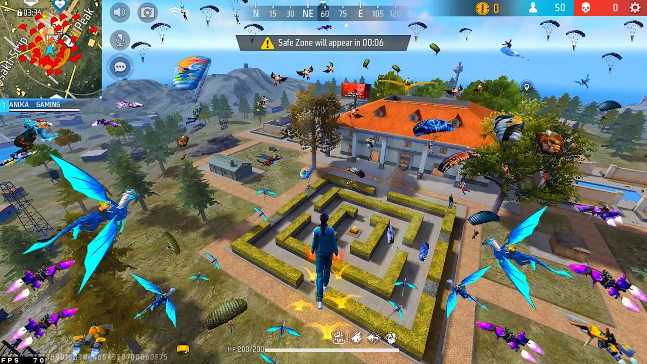 SQUID GAME x FF 😱💪 AK47+UMP 99% Headshot Rate ⚡| Squad Vs Squad🪂 Full Gameplay| intel i5 🖥 Freefire