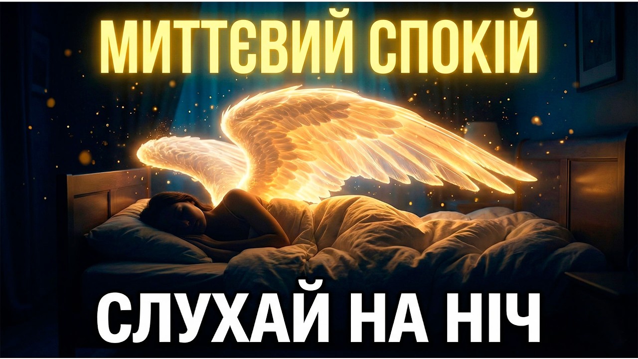 ЯКЩО ВАМ ВАЖКО — ПРОСТО УВІМКНІТЬ ЦЕ 🕊️ Миттєве Заспокоєння Нервів та Благословенний Сон 😴