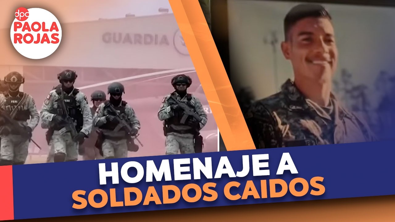 Guardia Nacional rinde homenaje a 25 caídos en operativo ‘El Mencho’ | DPC con Paola Rojas
