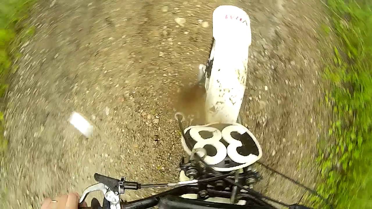 Riding the old Yz80 1981