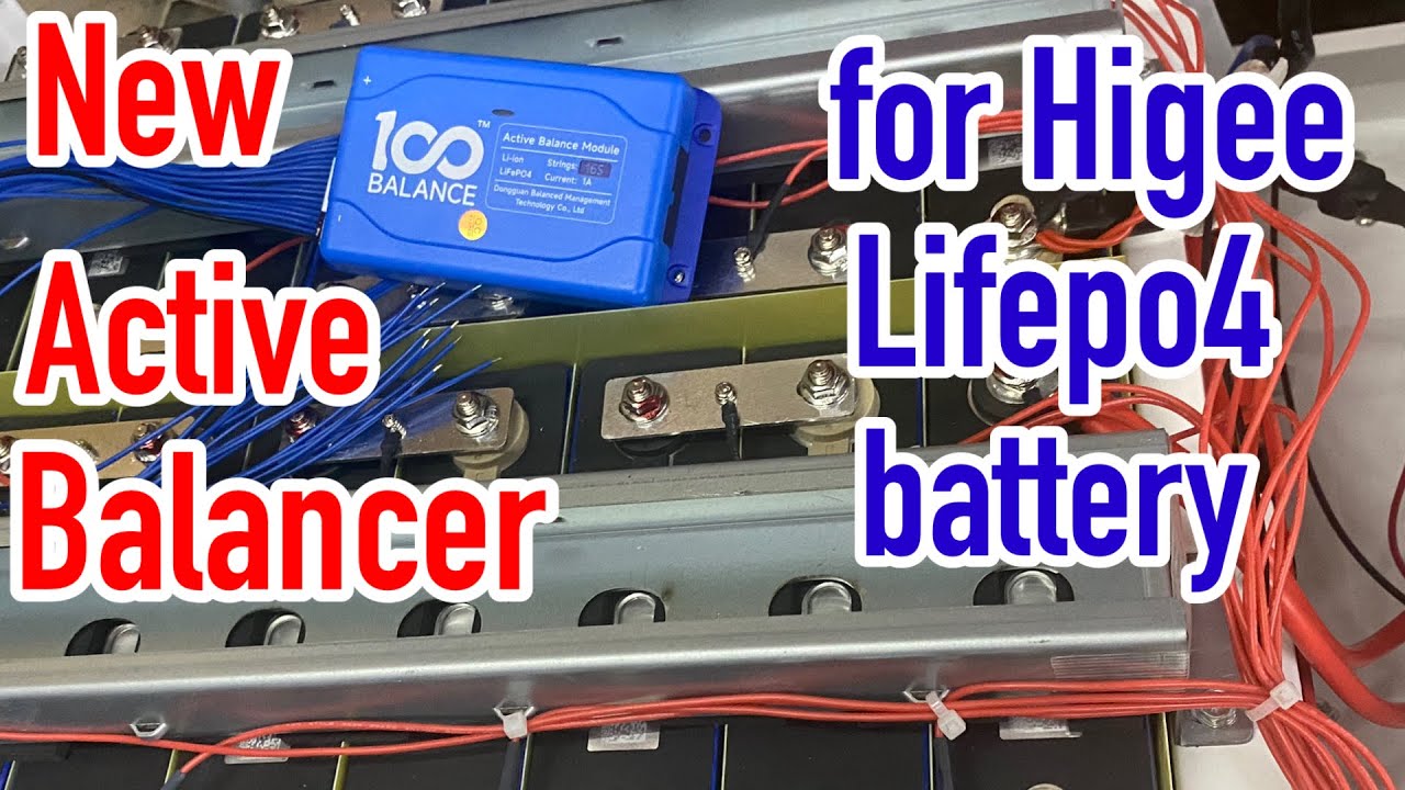New Active Balancer for HIGEE 120Ah LiFeP04 battery!