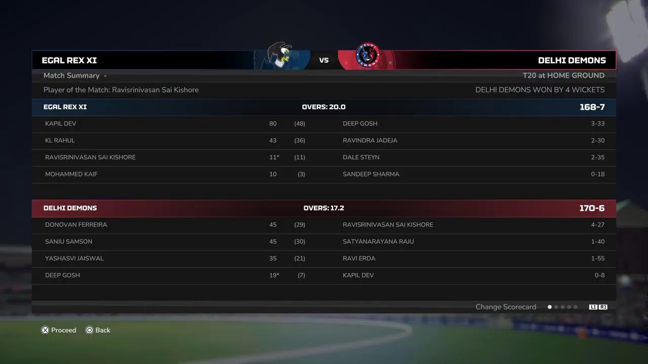 S3 DEMONS VS 🦖 REX XI FULL MATCH HIGHLIGHTS  #remix #IPL #shorts #cricket26 #gt7 #T20