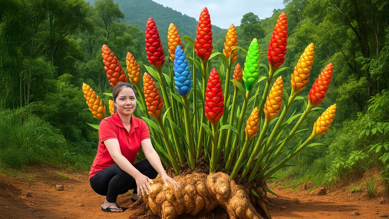 Harvesting 1001+ Wild Galangal, Banana Flower In the Forest & Go To Market Sell | Ella New Life