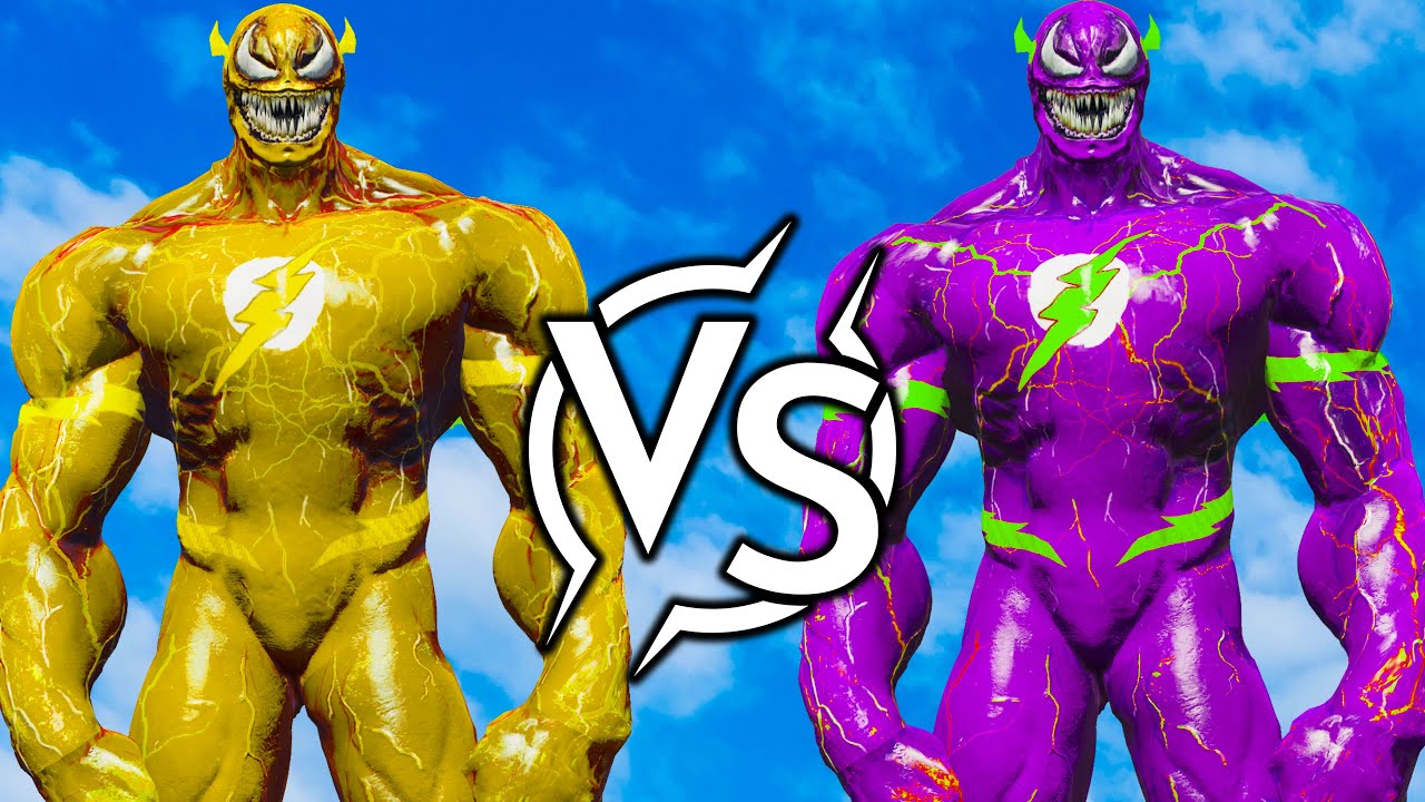 TEAM VENOM Purple vs TEAM VENOM Yellow War: Who is the strongest?