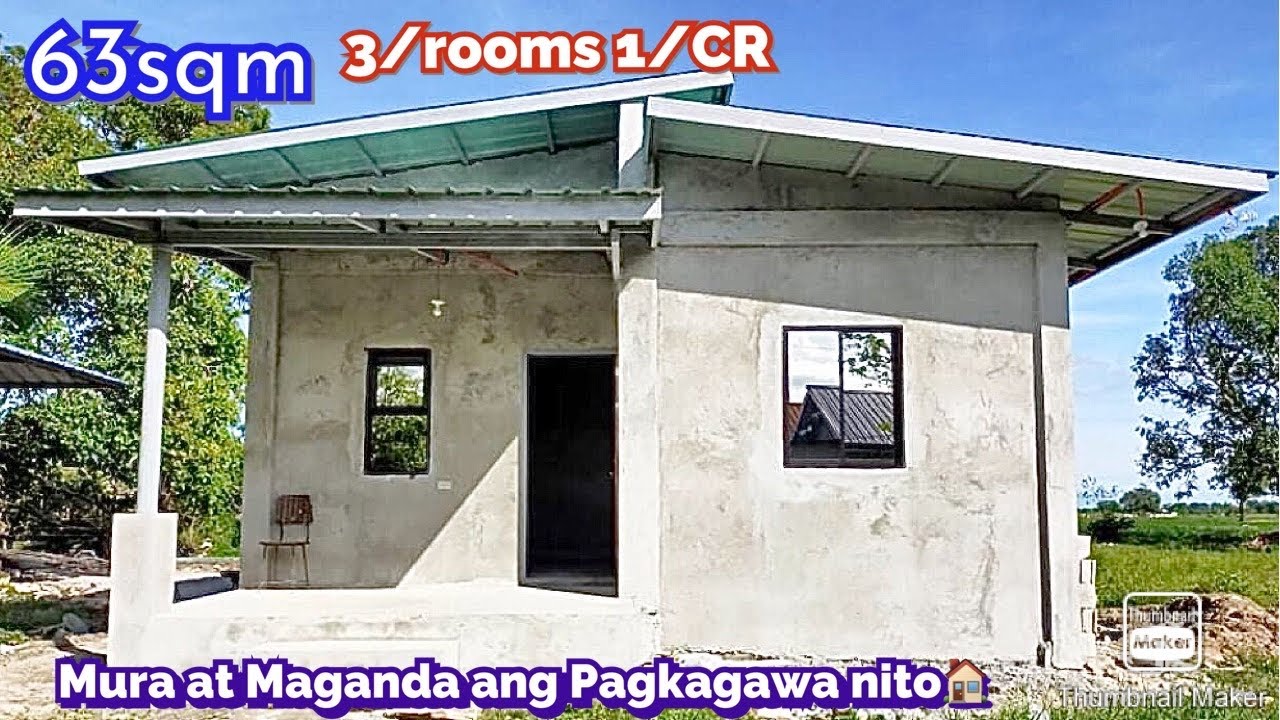Mura Na ito sa Ganitong  Bahay 3/rooms1/CR 63sqm ACTUAL VIDEO start to end