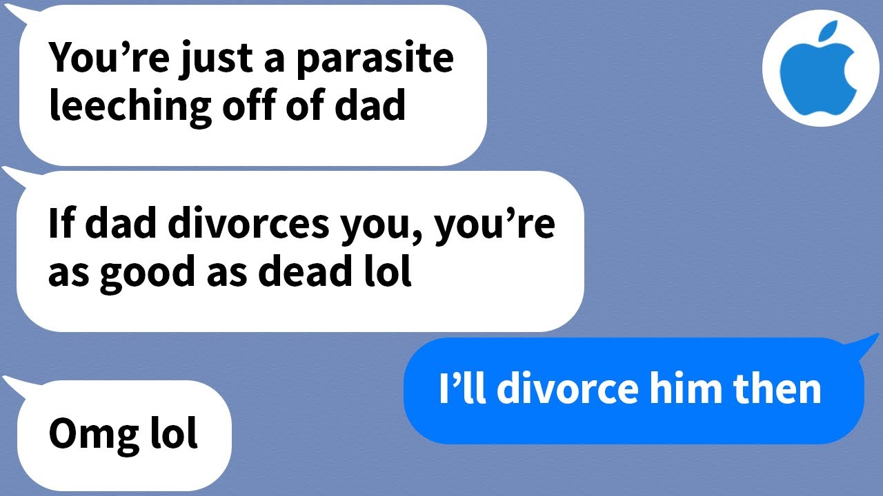 【Apple】 My stepdaughter's vicious hatred of me disgusted even her father