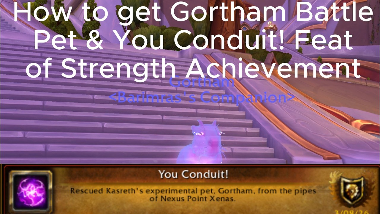 How to get Gortham battle pet World of Warcraft
