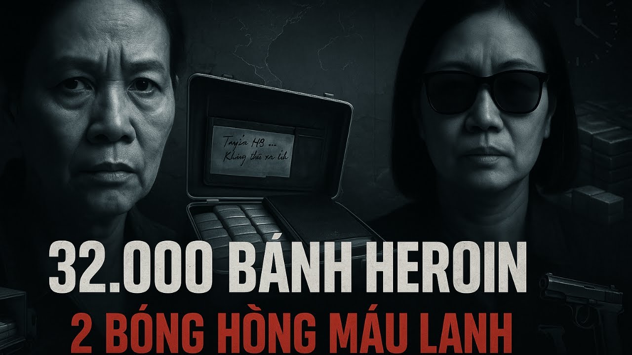 Hai Bóng Hồng Máu Lạnh Cầm Đầu Đường Dây 32.000 Bánh Heroin Xuyên Biên Giới – Truyền Kỳ Phá Án