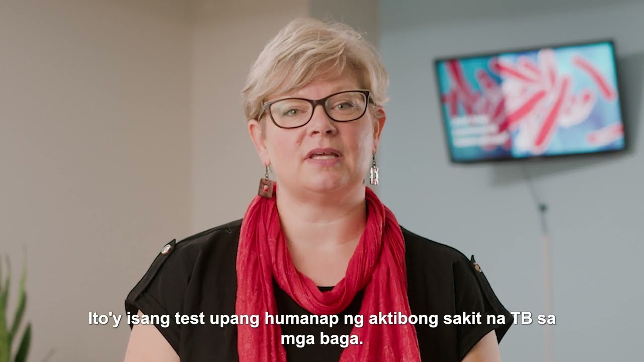 How to get a good sputum sample - Tagalog subtitles