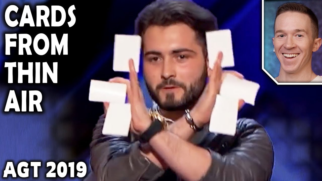Magician REACTS to Sos making Cards APPEAR out of THIN AIR on America's Got Talent 2019