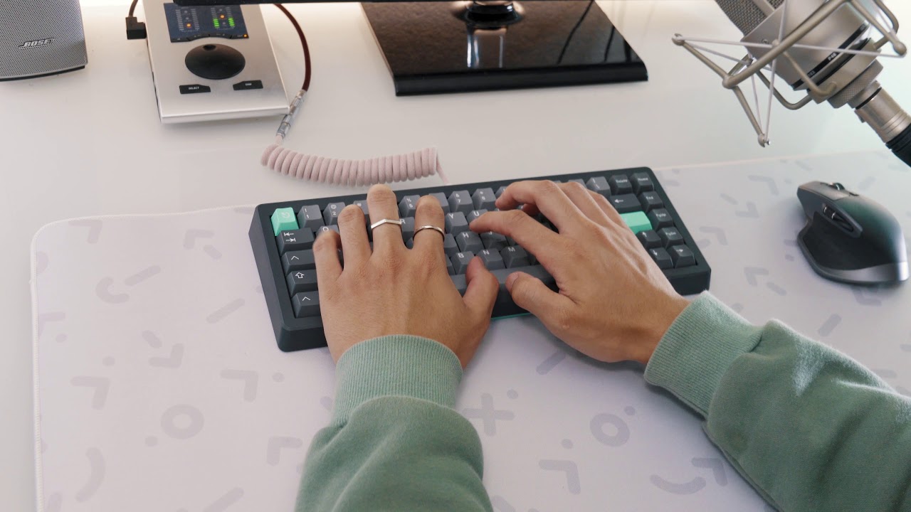 Bauer with lubed Black Gateron Inks Typing Sounds ASMR