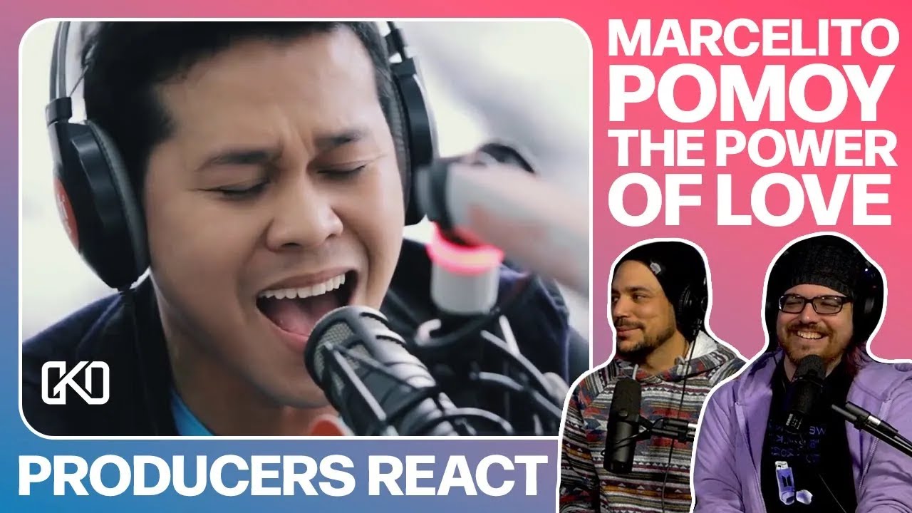 PRODUCERS REACT [ARCHIVE] - Marcelito Pomoy The Power of Love Wish 107.5 Bus Reaction